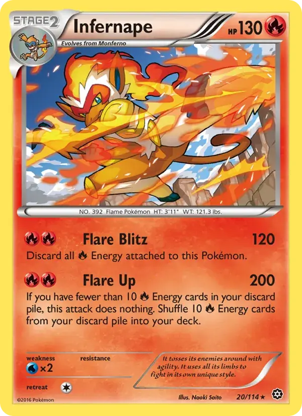 Infernape - 20/116 - Steam Siege