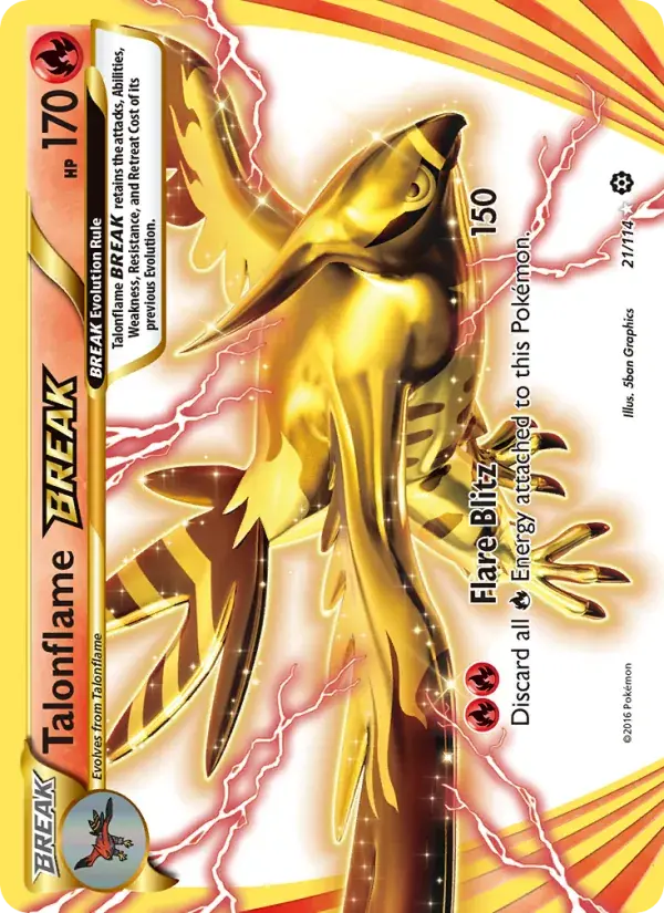 Talonflame BREAK - 21/116 - Steam Siege