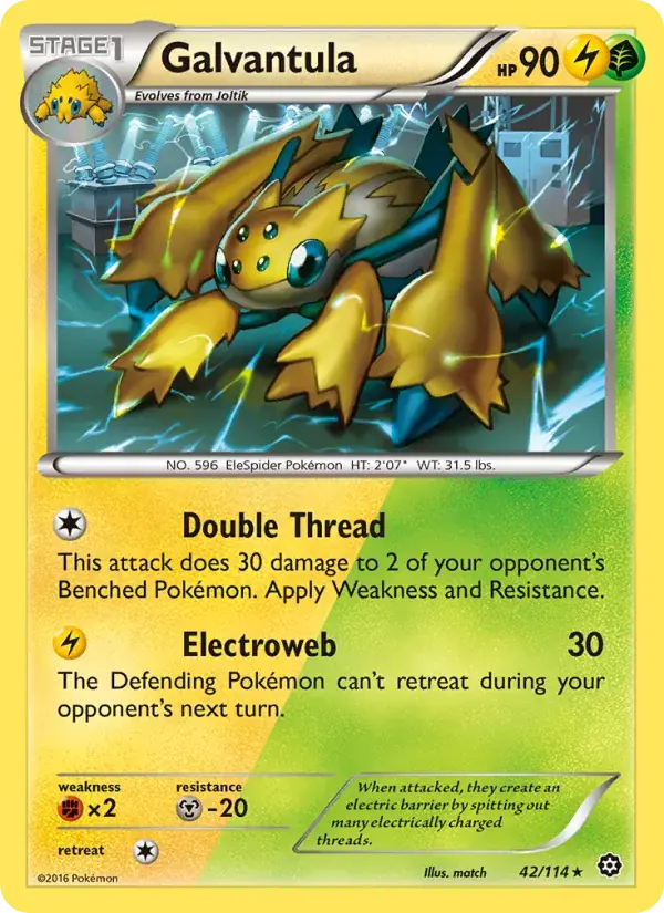 Galvantula - 42/116 - Steam Siege