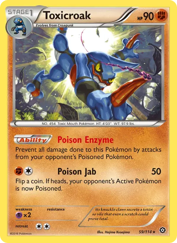 Toxicroak - 59/116 - Steam Siege
