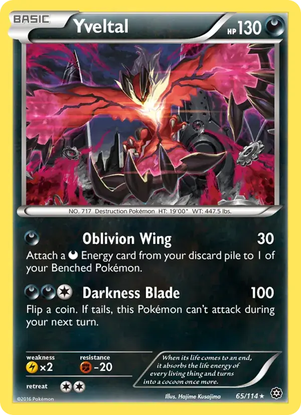 Yveltal - 65/116 - Steam Siege