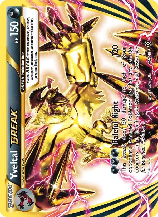 Yveltal BREAK - 66/116 - Steam Siege