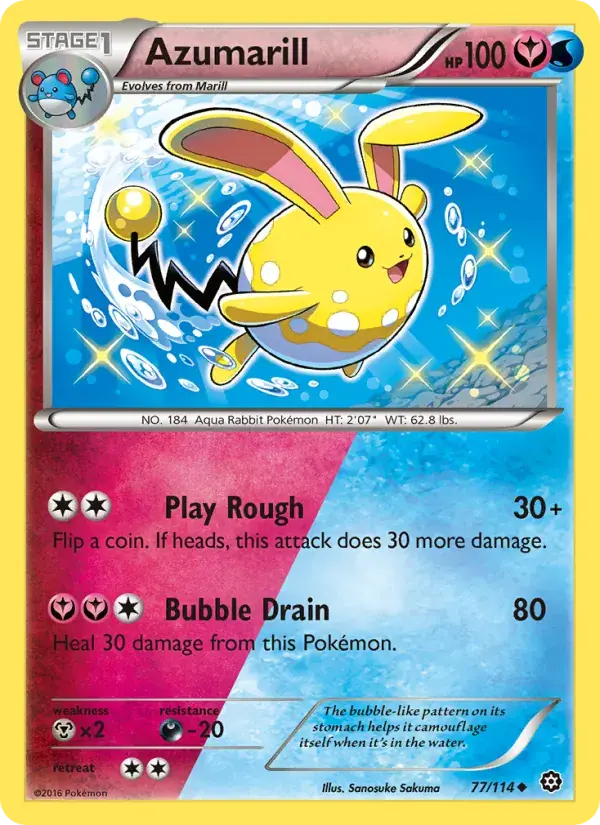 Azumarill - 77/116 - Steam Siege