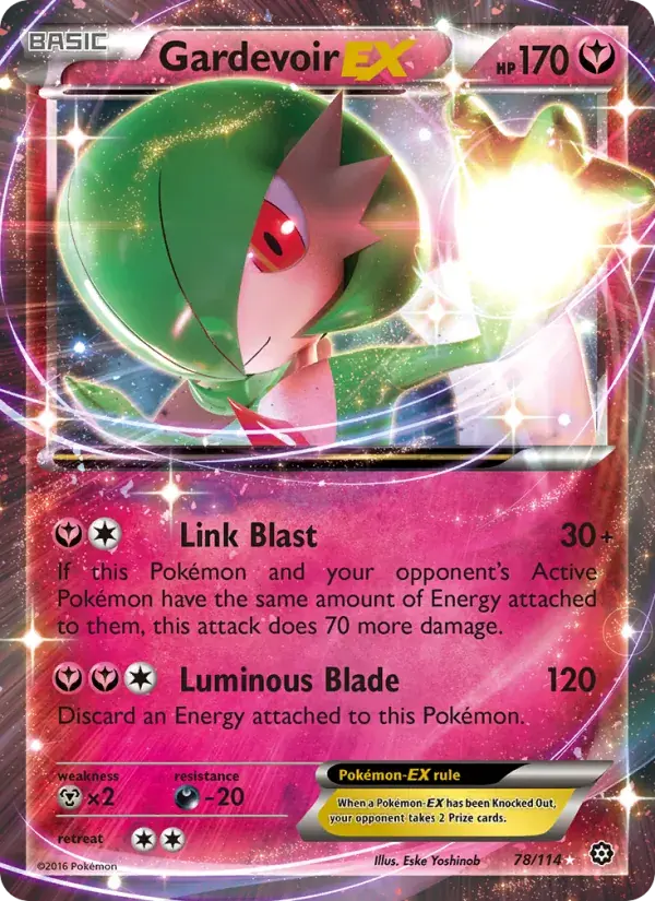 Gardevoir EX - 78/116 - Steam Siege