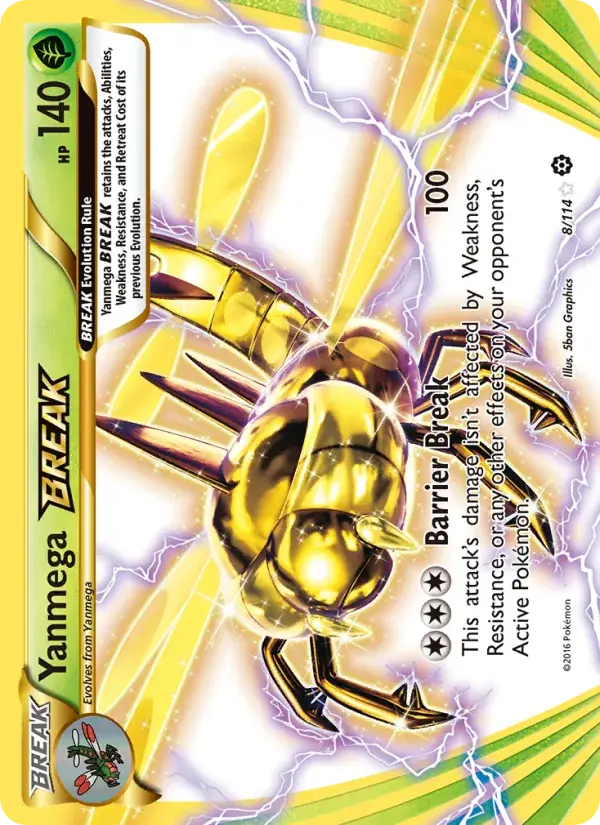 Yanmega BREAK - 8/116 - Steam Siege
