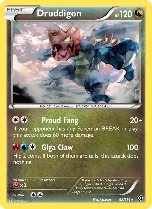 Druddigon - 83/116 - Steam Siege