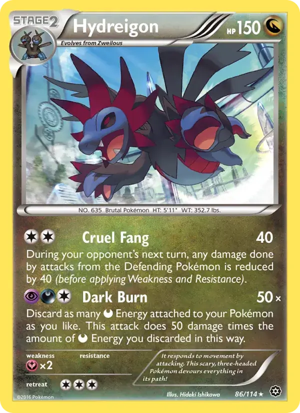 Hydreigon - 86/116 - Steam Siege
