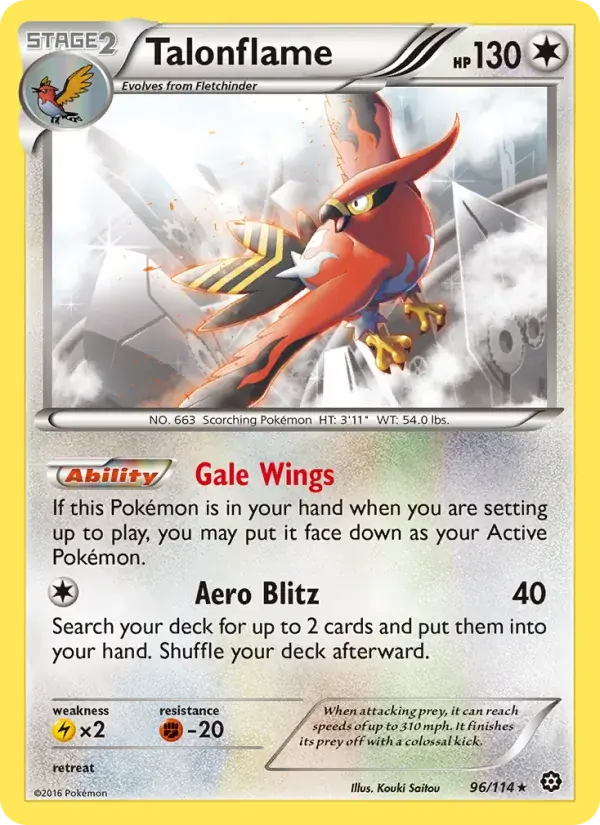 Talonflame - 96/116 - Steam Siege