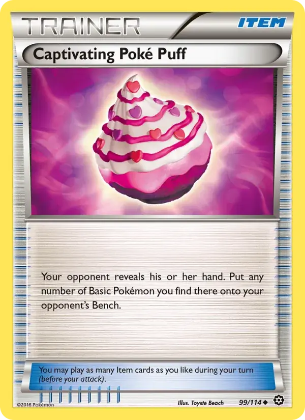 Captivating Poké Puff - 99/116 - Steam Siege