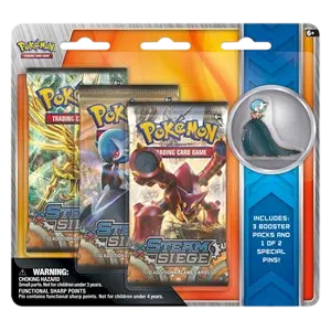 Steam Siege: Shiny Mega Gardevoir Pin 3-Pack Blister