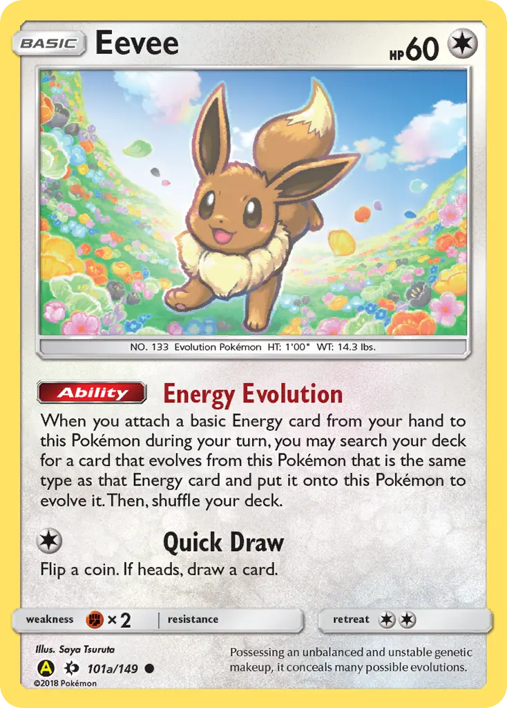 Eevee - SM1-SUM 101A/163 - Soleil et Lune