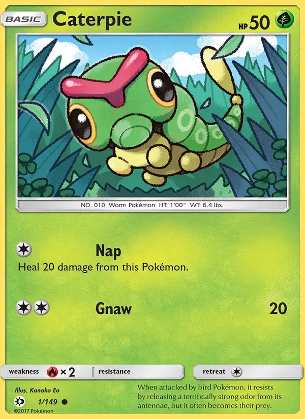 Caterpie - 1/172 - Sun & Moon