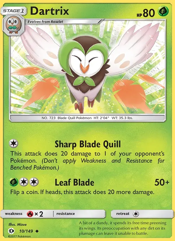 Dartrix - 10/172 - Sun & Moon