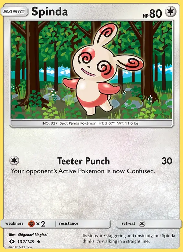 Spinda - 102/172 - Sun & Moon