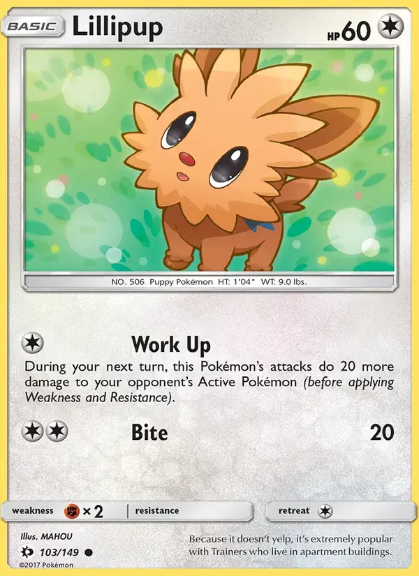 Lillipup - 103/172 - Sun & Moon