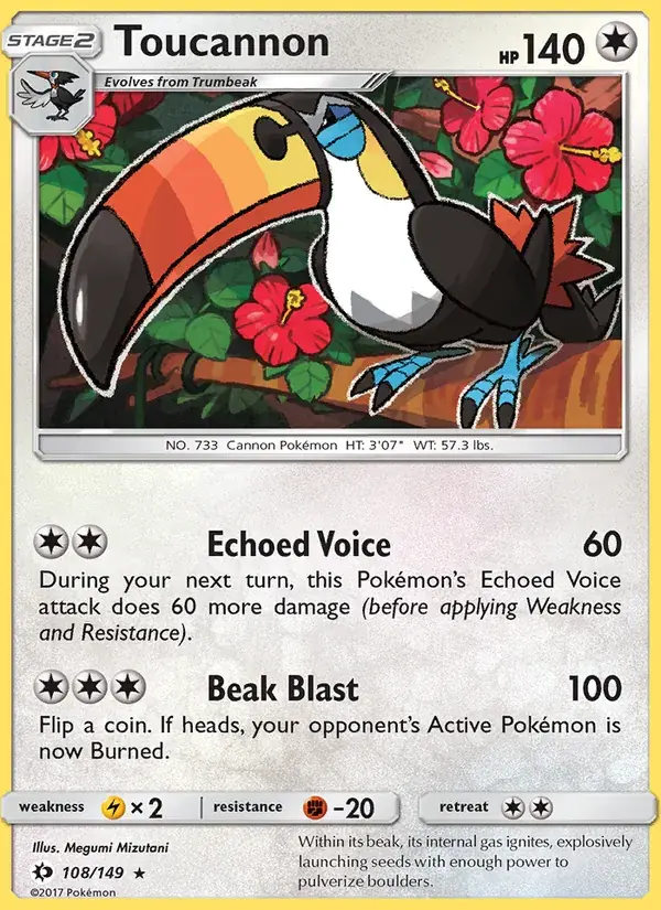Toucannon - 108/172 - Sun & Moon