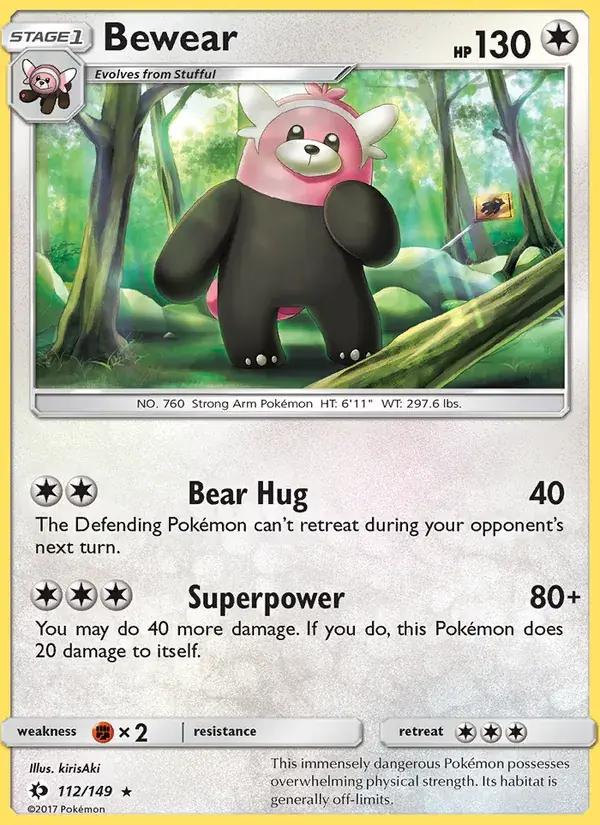 Bewear - 112/172 - Sun & Moon
