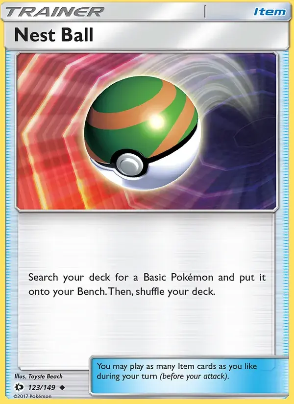 Nest Ball - 123/172 - Sun & Moon