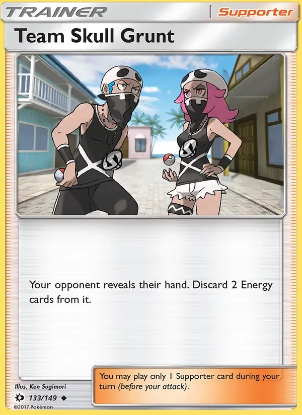 Team Skull Grunt - 133/172 - Sun & Moon