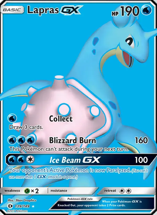 Lapras GX - 139/172 - Sun & Moon