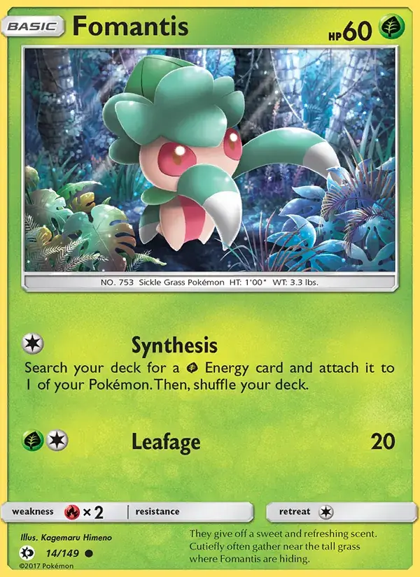 Fomantis - 14/172 - Sun & Moon