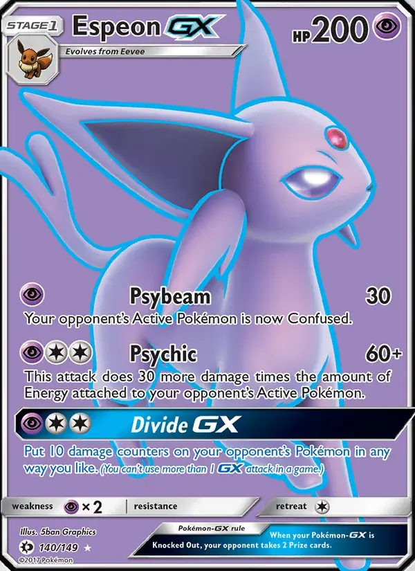 Espeon GX - 140/172 - Sun & Moon