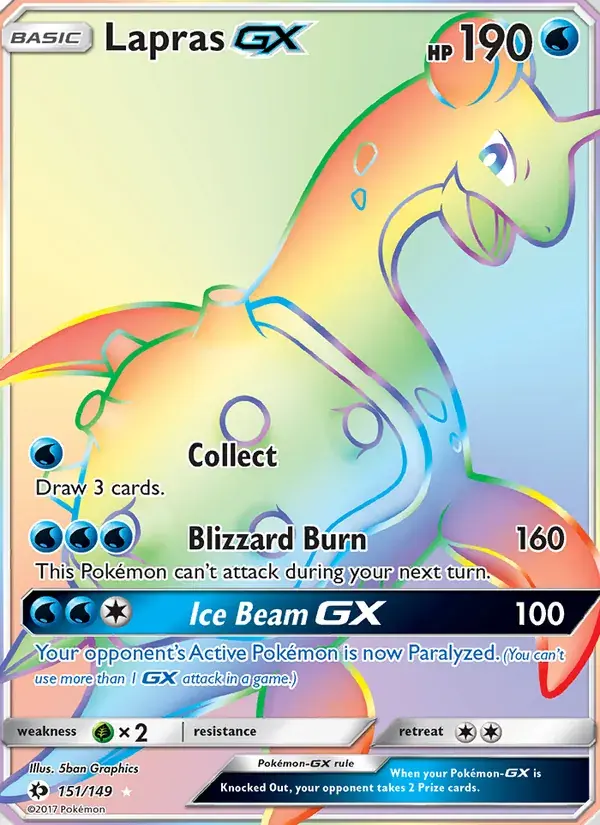 Lapras GX - 151/172 - Sun & Moon