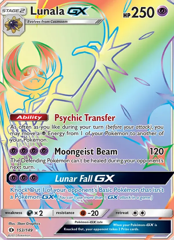 Lunala GX - 153/172 - Sun & Moon