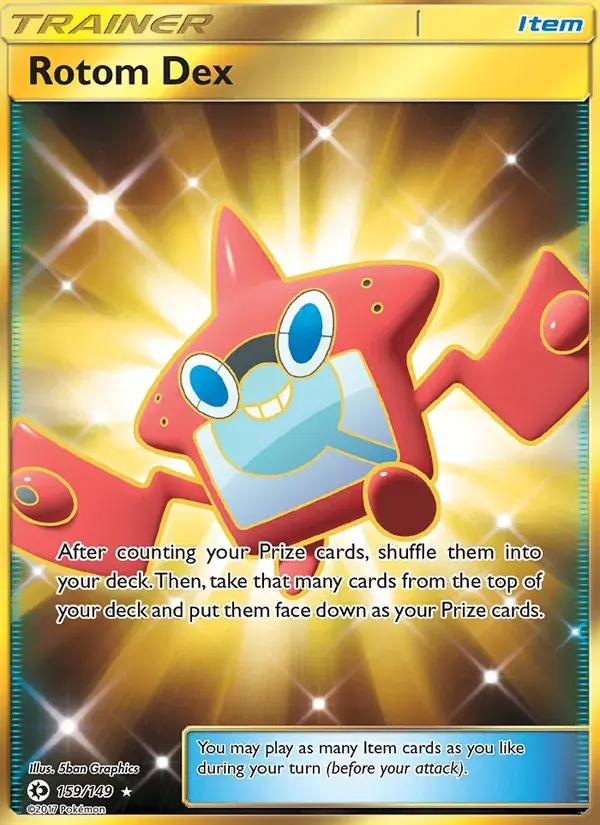 Rotom Dex - 159/172 - Sun & Moon