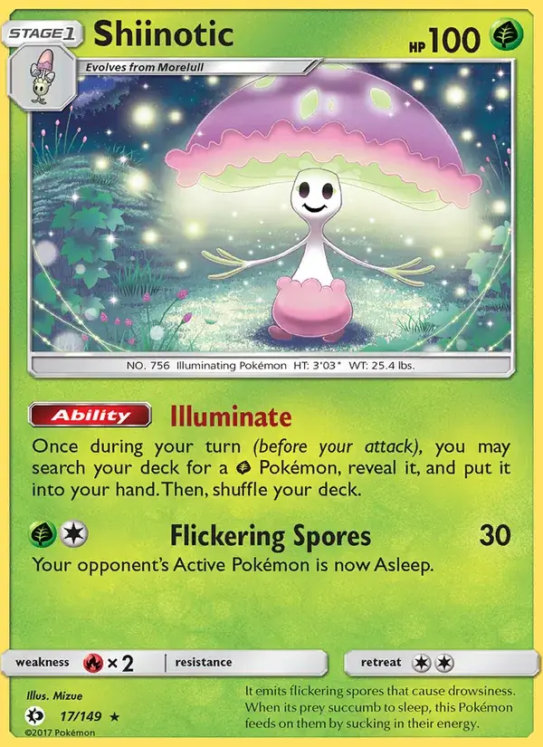 Shiinotic - 17/172 - Sun & Moon