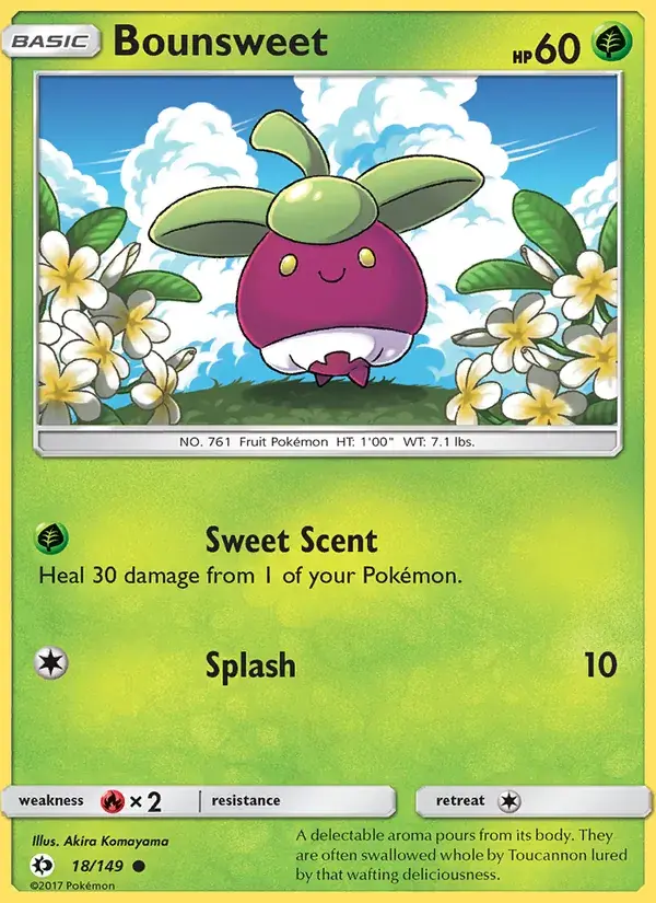 Bounsweet - 18/172 - Sun & Moon