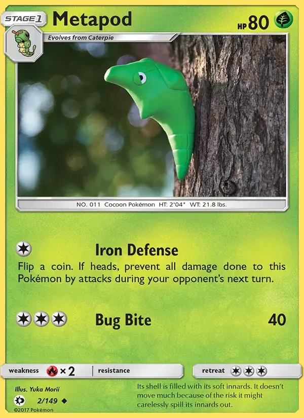 Metapod - 2/172 - Sun & Moon