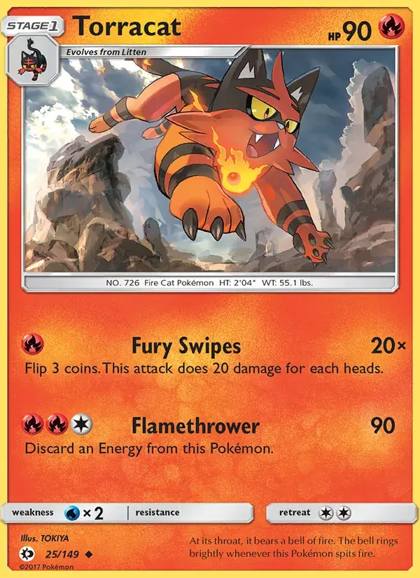 Torracat - 25/172 - Sun & Moon
