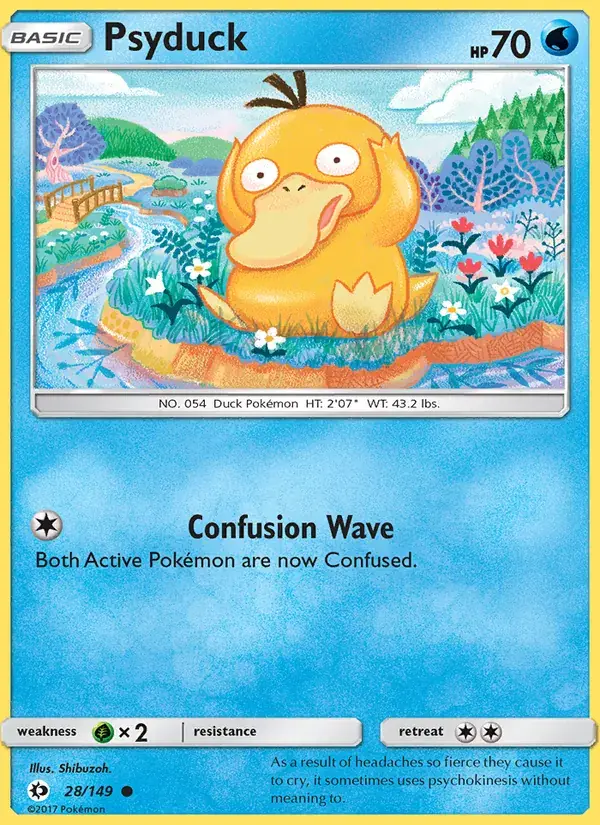Psyduck - 28/172 - Sun & Moon