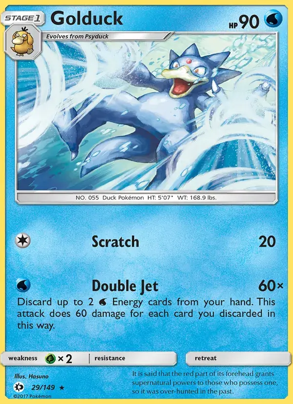Golduck - 29/172 - Sun & Moon