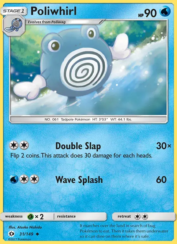 Poliwhirl - 31/172 - Sun & Moon
