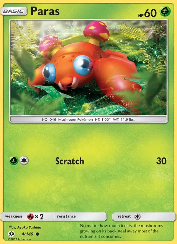 Paras - 4/172 - Sun & Moon