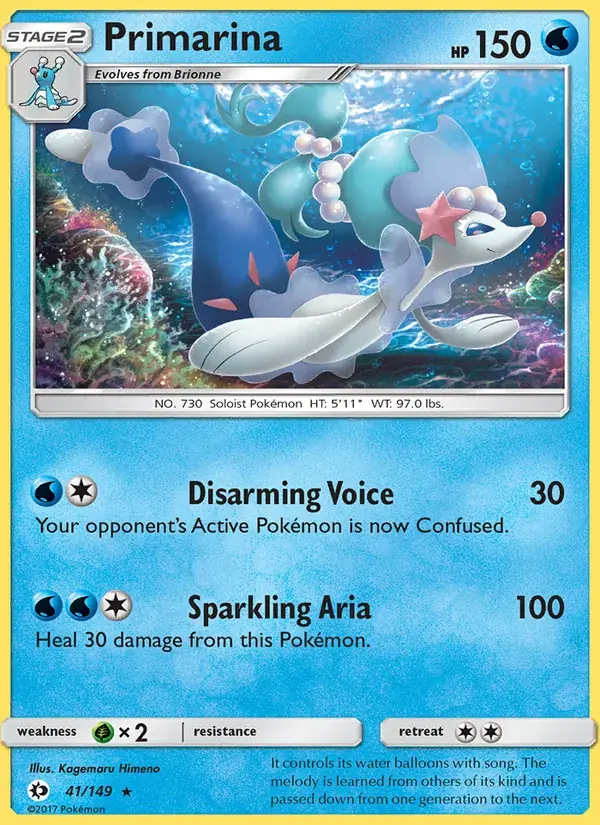 Primarina - 41/172 - Sun & Moon