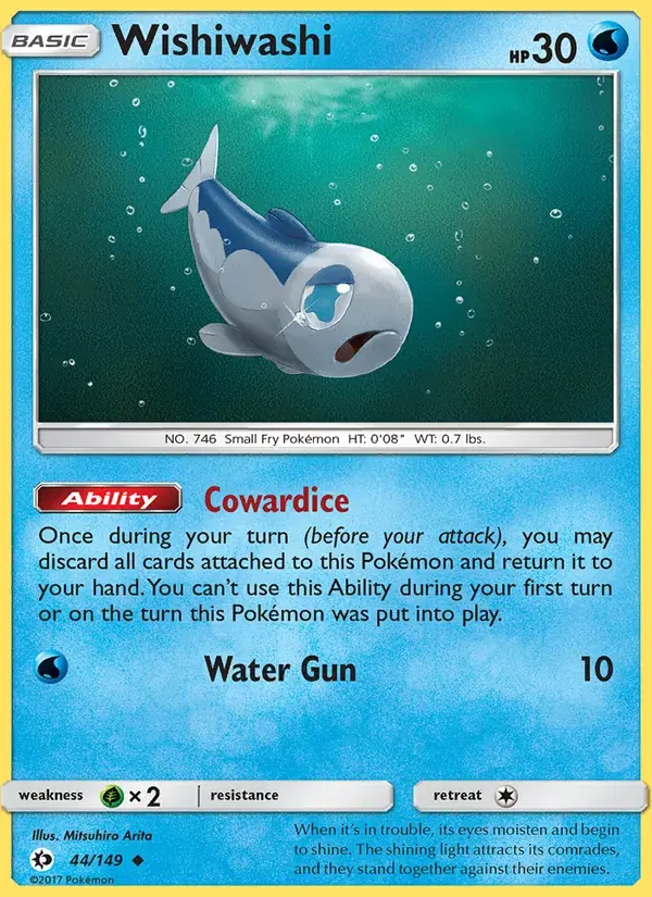 Wishiwashi - 44/172 - Sun & Moon
