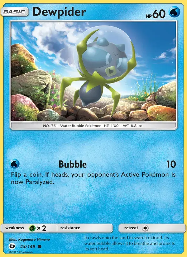 Dewpider - 45/172 - Sun & Moon