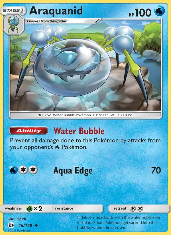 Araquanid - 46/172 - Sun & Moon