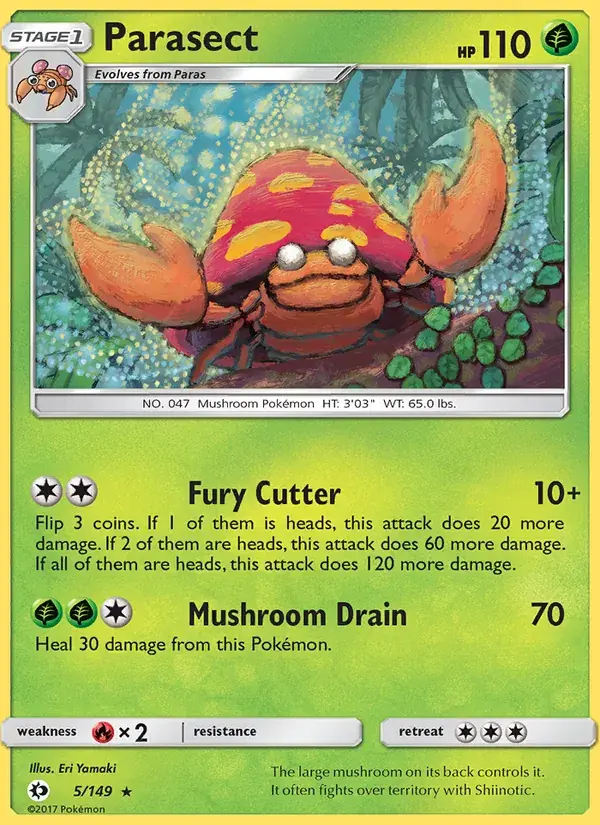 Parasect - 5/172 - Sun & Moon