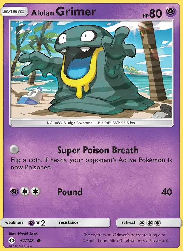 Alolan Grimer - 57/172 - Sun & Moon