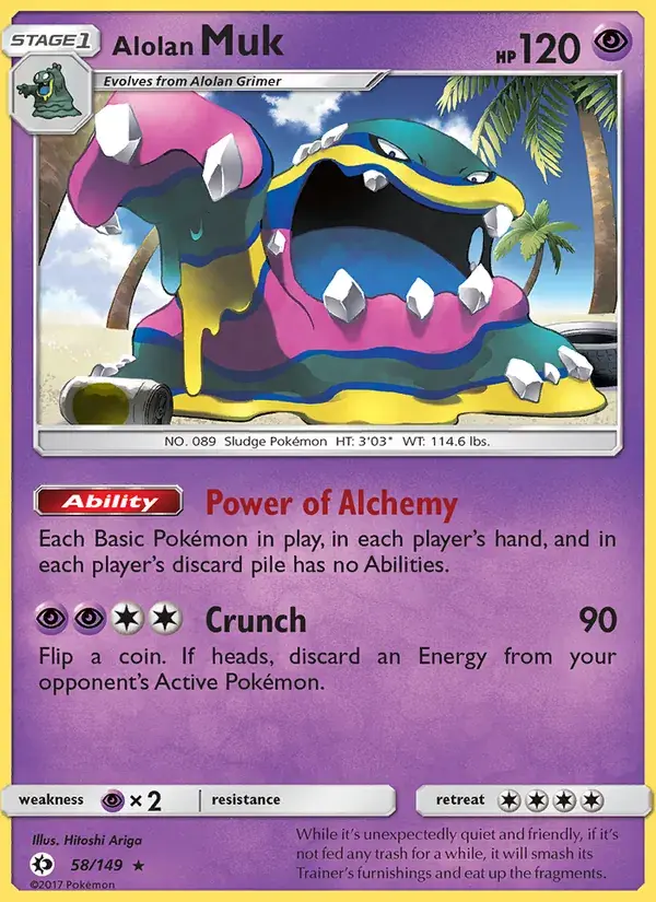 Alolan Muk - 58/172 - Sun & Moon