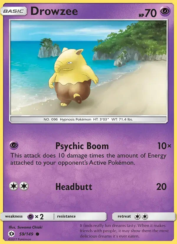 Drowzee - 59/172 - Sun & Moon