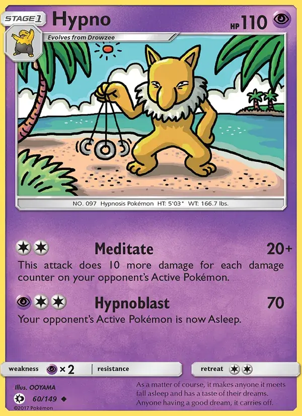 Hypno - 60/172 - Sun & Moon