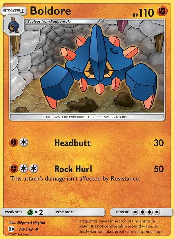 Boldore - 70/172 - Sun & Moon