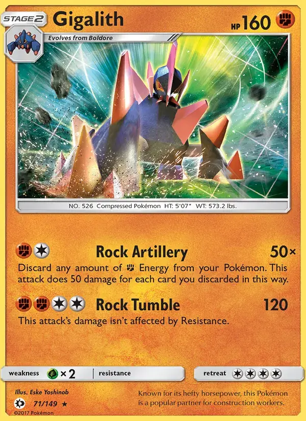 Gigalith - 71/172 - Sun & Moon