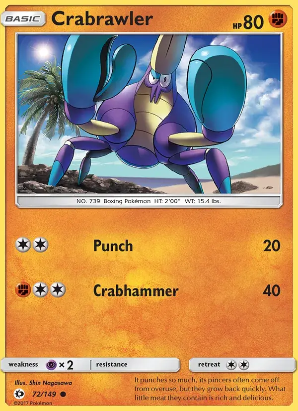 Crabrawler - 72/172 - Sun & Moon