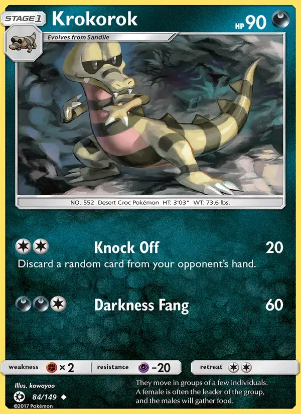 Krokorok - 84/172 - Sun & Moon